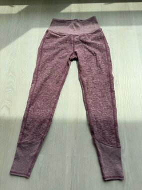 ALO Yoga Heather Dragonfruit High-Waist Leggings